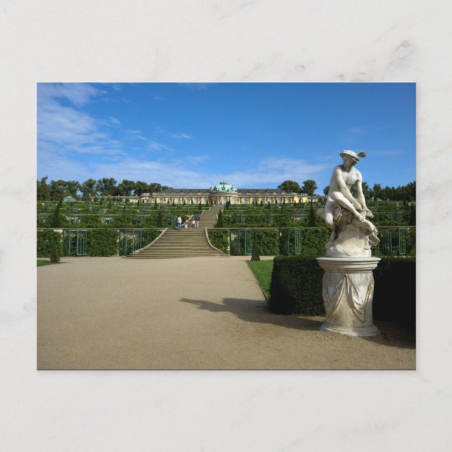 Schloss Sanssouci Postcard Postkarte (Vorderseite)