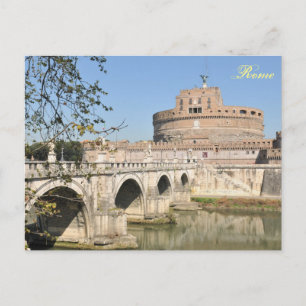 Schloss Sant'Angelo in Rom, Italien Postkarte