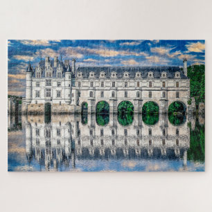 Schloss (Schloss) de Chenonceau. Frankreich. Puzzle