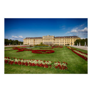 Schloss Schoenbrunn Wien Österreich Poster