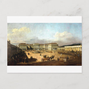 Schloss Schonbrunn von Bernardo Bellotto Postkarte