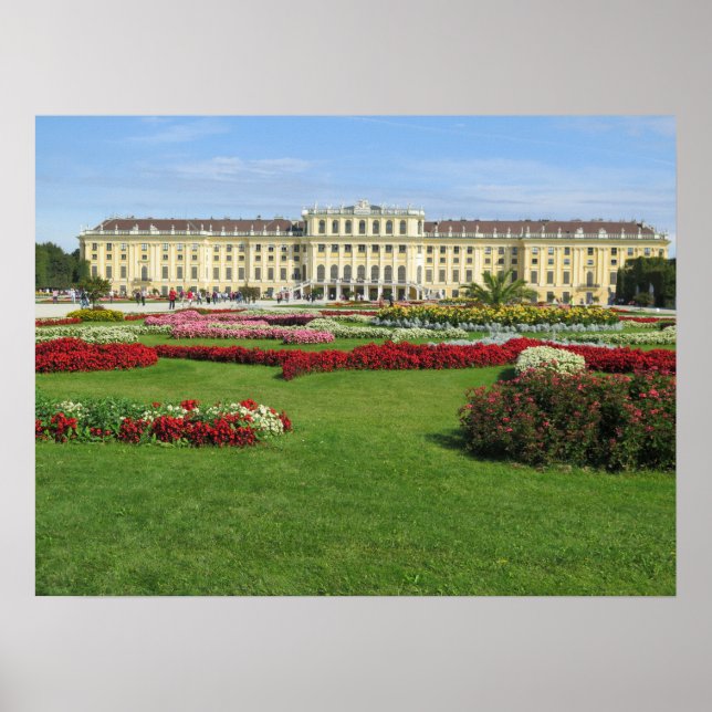 Schloss Schönbrunn Wien, Österreich Poster (Vorne)