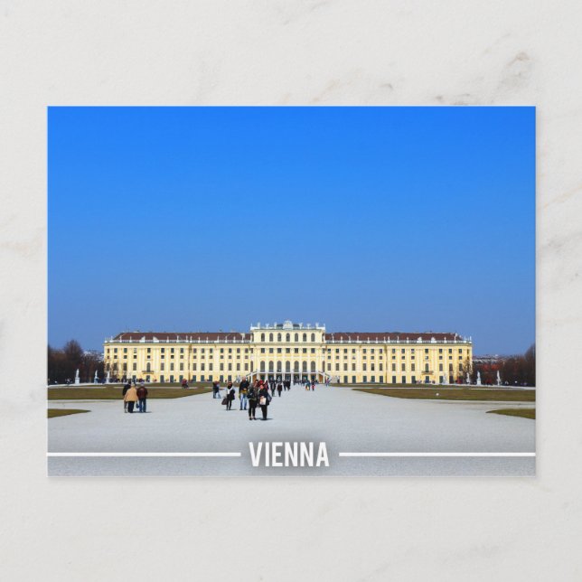 Schloss Schönbrunn - Wien Österreich Postkarte (Vorderseite)