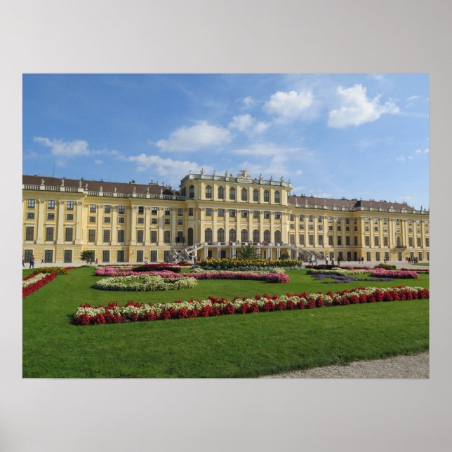 Schloss Schönbrunn Wien Poster (Vorne)