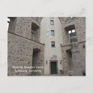 Schloss Schönheit Postkarte