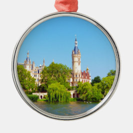 Schloss Schwerin, Deutschland Silbernes Ornament