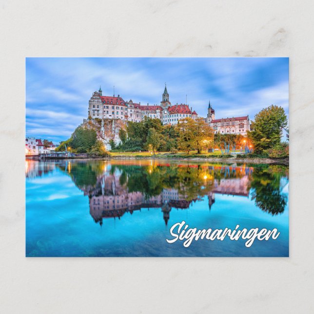 Schloss Sigmaringen, Deutschland Postkarte (Vorderseite)
