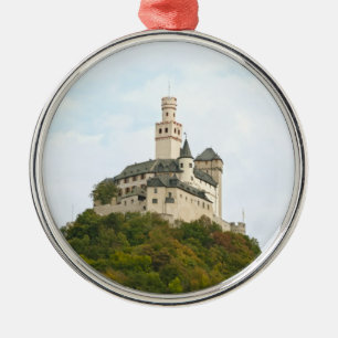 Schloss Silbernes Ornament