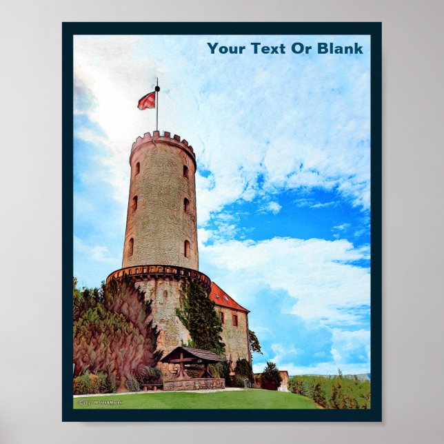 Schloss Sparrenberg, Poster (Vorne)