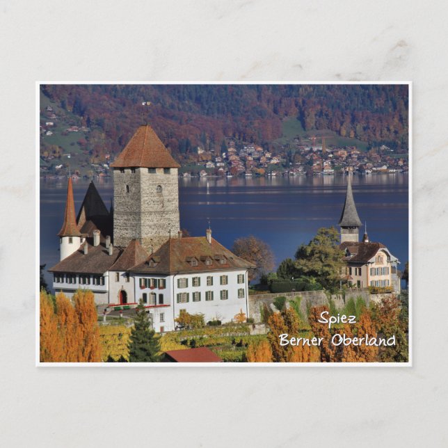 Schloss Spiez, Schweiz / Schloss Spiez, Schweiz Postkarte (Vorderseite)