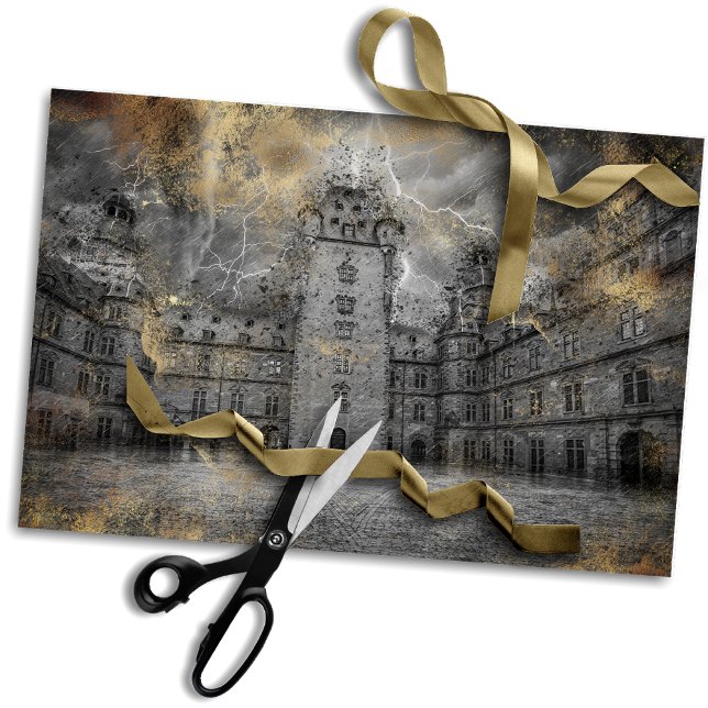 Schloss | Steampunk Aschaffenburg Decoupage Seidenpapier (Von Creator hochgeladen)