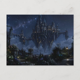 Schloss Sternennacht Postkarte