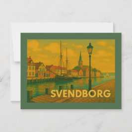 Schloss Svendborg Dänemark Postkarte