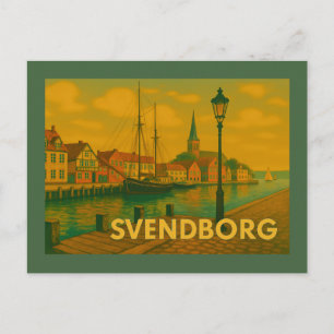 Schloss Svendborg Dänemark Postkarte