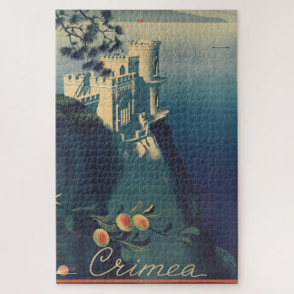 Schloss Swallows Nest Architektur Kunst im Vintage Puzzle