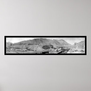 Schloss-Tor-Utah-Bergbau-Foto 1913 Poster