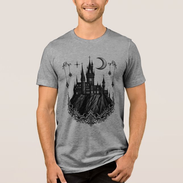 Schloss Tri-Blend Shirt (Vorderseite)