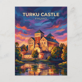 Schloss Turku Finnland Postkarte