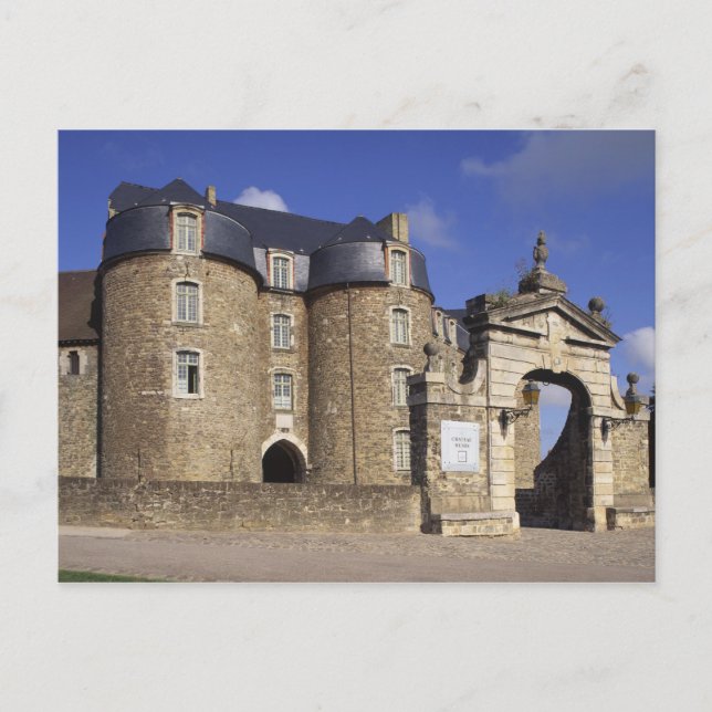 Schloss und Museum, Boulogne, Pas-de-Calais, Postkarte (Vorderseite)