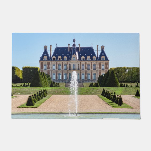 Schloss und Parc de Sceaux im Sommer - Frankreich Fußmatte (Vorderseite)