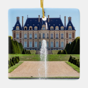Schloss und Parc de Sceaux im Sommer - Frankreich Keramikornament
