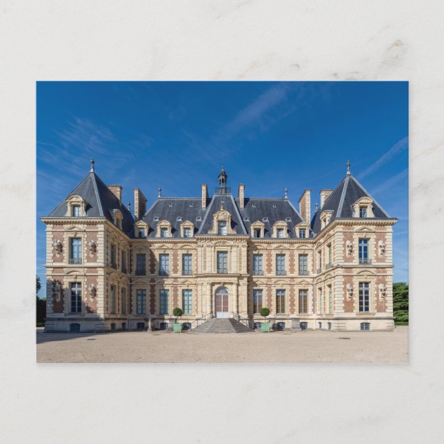 Schloss und Parc de Sceaux im Sommer - Frankreich Postkarte (Vorderseite)