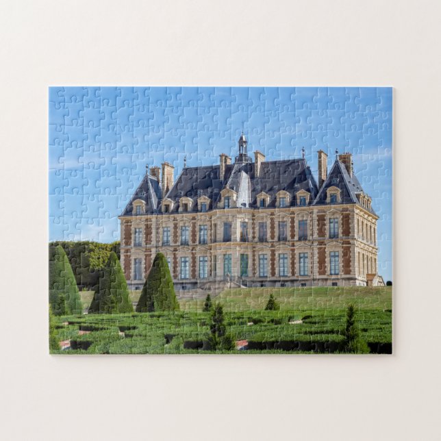Schloss und Parc de Sceaux im Sommer - Frankreich Puzzle (Horizontal)