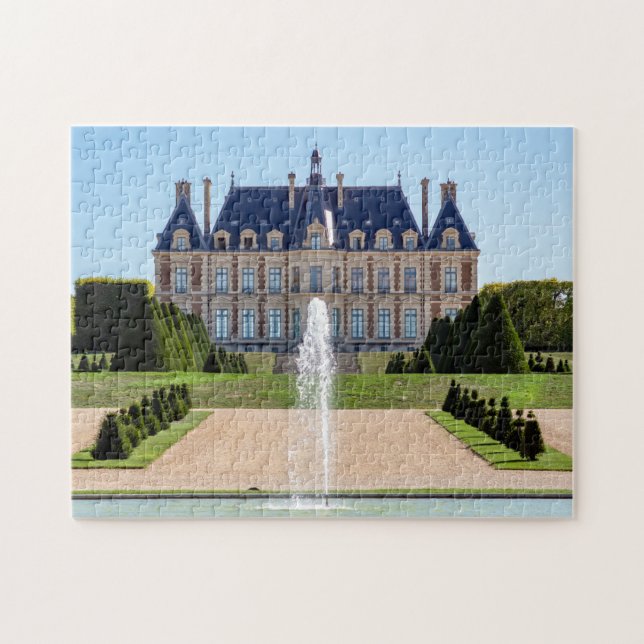 Schloss und Parc de Sceaux im Sommer - Frankreich Puzzle (Horizontal)