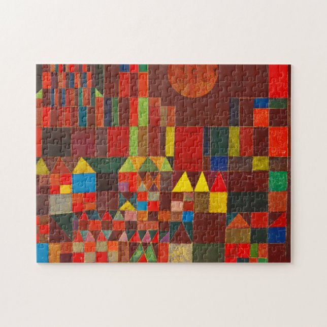 Schloss und Sonne, 1928 von Paul Klee Puzzle (Horizontal)