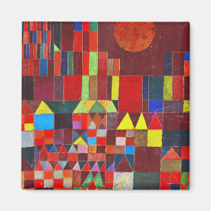 Schloss und Sonne, Paul Klee Magnet