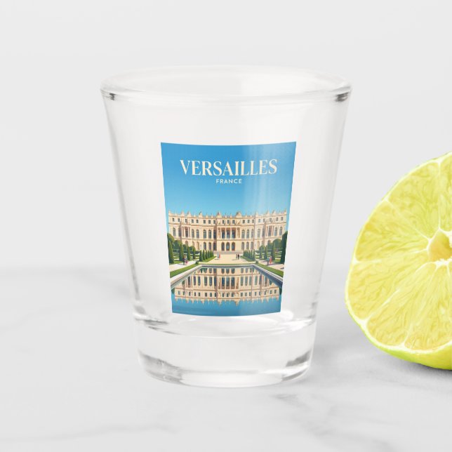 Schloss Versailles Frankreich Schnapsglas (Vorderseite)