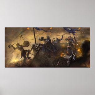 Schloss-Verteidigung Poster