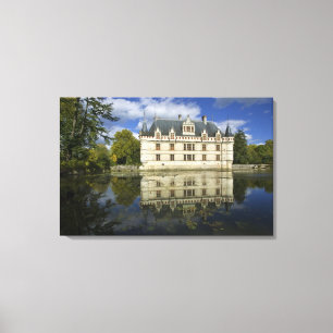 Schloss von Azay-le-Rideau, Indre-et-Loire, 2 Leinwanddruck