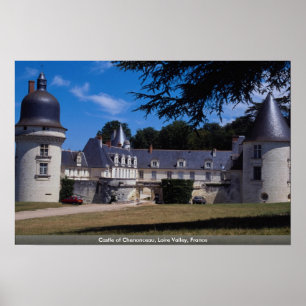 Schloss von Chenonceau, Loire Valley, Frankreich Poster