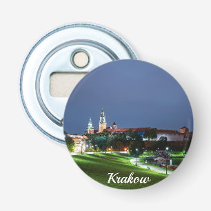 Schloss Wawel in der Nacht in Krakau, Polen Flaschenöffner