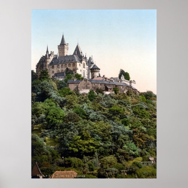 Schloss Wernigerode Poster (Vorne)