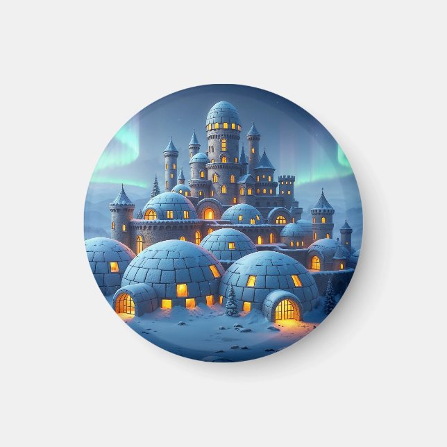 Schloss Winter Hearth Magnet (Vorne)