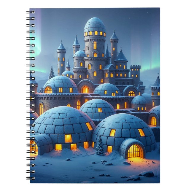 Schloss Winter Hearth Notizblock (Vorderseite)