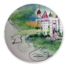 Schlösser im Himmel . . . Keramikgriff Keramikknauf