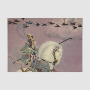 „Schlösser in der Luft“ von Thomas Mackenzie Seidenpapier