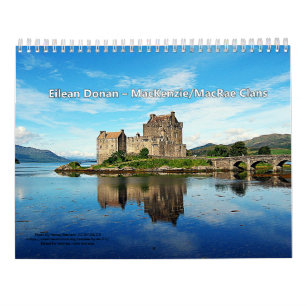 Schlösser von 13 schottischen Highland Clans Kalender