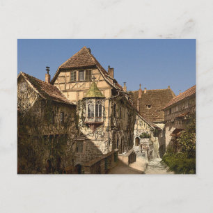 Schlosshof, Wartburg, Thüringen, Deutschland Postkarte