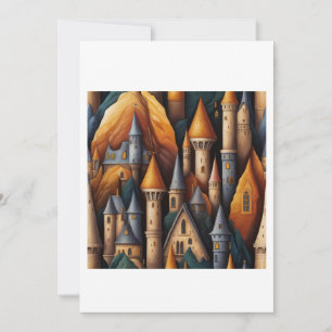 Schlossillustration einladung