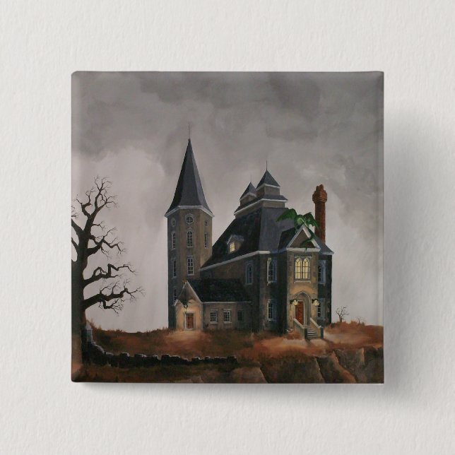 Schlossknopf Button (Vorderseite)