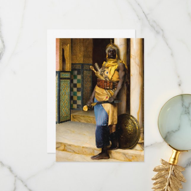 Schlossschutz durch Ludwig Deutsch Dankeskarte (Vorderseite/Rückseite Beispiel)