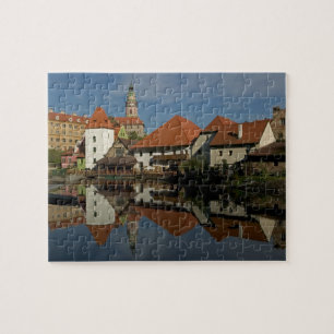 Schlossturm, Moldau, Cesky Krumlov, Puzzle