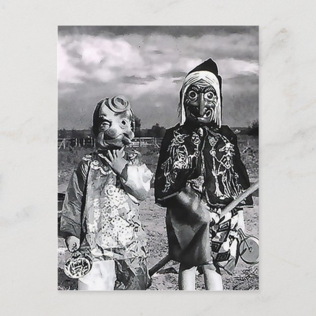 Schlotternacht der vergangenen Masken Postkarte (Vorderseite)