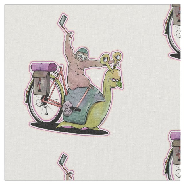 Schlucht auf Schnecke Stoff (Nahaufnahme)