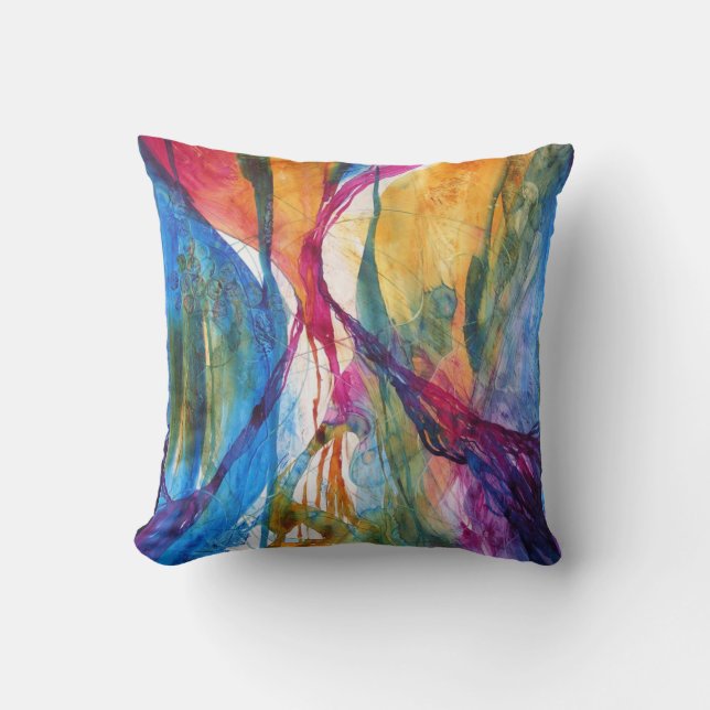 Schlucht-Sonnenaufgang Kissen (Vorderseite)