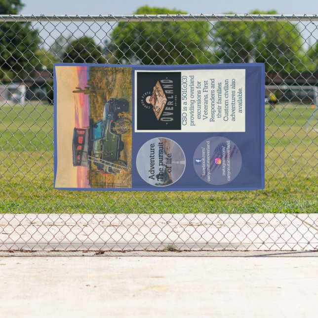 Schlucht-Staat Überland Banner (Insitu)